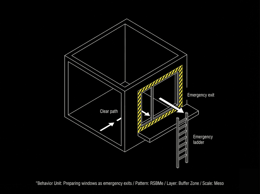 Preparing windows as emergency exits
